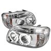 Ford Explorer  1995-2001 1pc Halo Projector Headlights  - Chrome