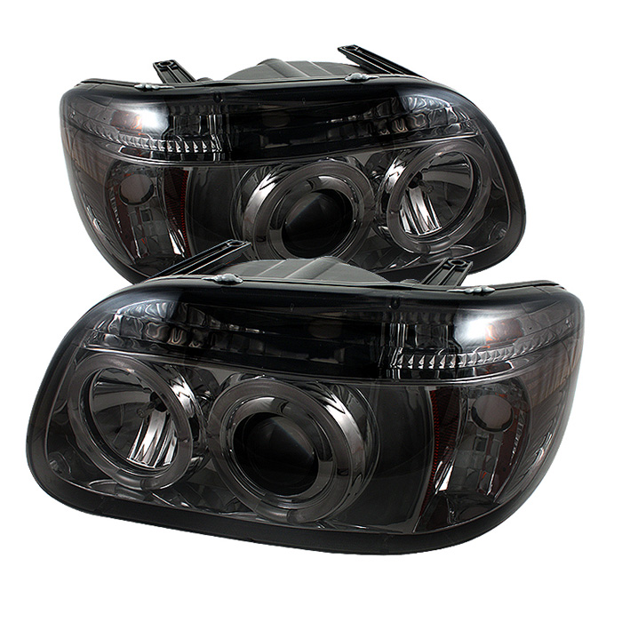 Spyder Auto 95-01 Ford Explorer LED Halo Projector Black Headlights Pair