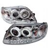 Ford Expedition  1997-2002 1pc Ccfl LED Projector Headlights  - Chrome