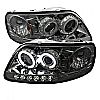 Ford Expedition  1997-2002 1pc Ccfl LED Projector Headlights  - Smoke