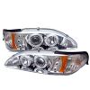 Ford Mustang  1994-1998 1pc Halo LED Projector Headlights  - Chrome