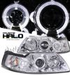 Ford Mustang  1999-2004 Halo Projector Headlights  - Chrome