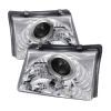 Ford Ranger  1998-2000 Halo Projector Headlights  - Chrome