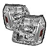 Gmc Yukon /Yukon Xl 2007-2011 Halo LED Projector Headlights  - Chrome