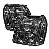 Gmc Yukon /Yukon Xl 2007-2011 Halo LED Projector Headlights  - Smoke