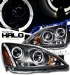 Honda Accord 2003-2006  Black W/ Halo Projector Headlights