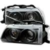 Honda Civic 1988-1989  Black Halo Projector Headlights