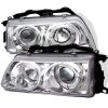 Honda Civic 1988-1989  Chrome Halo Projector Headlights