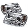 Jeep Grand Cherokee  1999-2004 Halo LED Projector Headlights  - Chrome