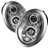 Mini Cooper 2002-2006  Chrome LED Projector Headlights