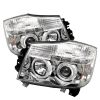 Nissan Titan  2004-2007 Halo LED Projector Headlights  - Chrome