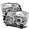 Nissan Armada  2004-2007 Halo LED Projector Headlights  - Chrome