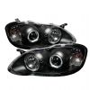 Toyota Corolla 2003-2008  Black  Halo Projector Headlights