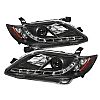 Toyota Camry 2007-2009 Black DRL LED Projector Headlights