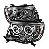 Toyota Tacoma  2005-2010 Ccfl LED Projector Headlights  - Smoke