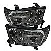 Toyota Sequoia  2008-2011 Ccfl LED Projector Headlights  - Smoke