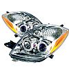 Toyota Yaris 2006-2008 2DR Chrome  Halo Projector Headlights