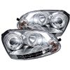 Volkswagen  Gti 2006-2009  Chrome  ( Halogen Bulb Type ) Halo LED Projector Headlights