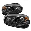 Volkswagen Golf 1999-2005  Black DRL LED Projector Headlights
