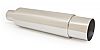Ractive Round Muffler with 3.5 in. Straight Cut Tip (Large Body)