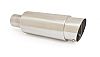 Ractive Round Muffler with 3.5 in. Slant Cut Tip and Silencer