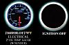 Electrical 100-320 Degree 2 Inch Blue/White Oil Temperature Gauge