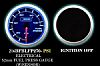 Electrical 0-110 PSI 2 Inch Blue/White Fuel Pressure Gauge