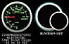 Electrical -30 to +30 2 Inch Green/White Boost Gauge