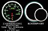 Electrical 0-110 PSI 2 Inch Green/White Oil Pressure Gauge
