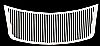 Chrysler PT Cruiser  2006-2010 Polished Main Upper Perimeter Grille