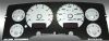 Dodge Ram 2002-2005 Gas W/Needle Stops Silver Performance Dash Gauges