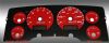 Dodge Ram 2002-2005 Gas W/Needle Stops Red Performance Dash Gauges