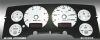 Dodge Ram 2003-2005 Diesel  W/Needle Stops White Performance Dash Gauges