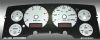 Dodge Ram 2003-2005 Diesel  W/Needle Stops Silver Performance Dash Gauges