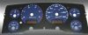 Dodge Ram 2003-2005 Diesel  W/Needle Stops Blue Performance Dash Gauges
