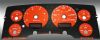 Dodge Ram 2003-2005 Diesel  W/Needle Stops Orange Performance Dash Gauges