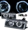 Bmw 3 Series 1992-1998  Black W/ Halo Projector Headlights