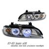 Bmw 5 Series 1997-2003  Titanium 1pc W/ Halo Projector Headlights