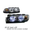 Bmw 7 Series 1995-2002  Titanium 1pc W/ Halo Projector Headlights