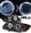 Bmw 3 Series 2005-2007 4dr Black W/ Halo Projector Headlights