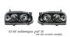 Volkswagen Golf 1993-1998  Black W/ Halo Projector Headlights