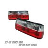 Bmw 3 Series 1988-1991  Red / Clear Euro Tail Lights
