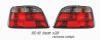 Bmw 7 Series 1995-2001  Red / Clear Euro Tail Lights