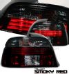 Bmw 5 Series 1997-2000  Red / Smoke Euro Tail Lights