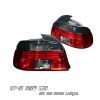 Bmw 5 Series 1997-2000  Red / Clear Euro Tail Lights