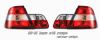 Bmw 3 Series 1999-2002 2dr Red / Clear Euro Tail Lights