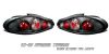 Hyundai Tiburon 1997-1999  Black Euro Tail Lights