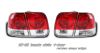 1998 Honda Civic  4dr Red / Clear Euro Tail Lights