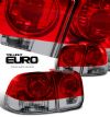 1998 Honda Civic  4dr Red / Smoke Euro Tail Lights
