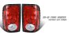 Ford Ranger 2001-2005  Red / Clear Euro Tail Lights